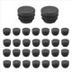thumbnail image 1 of Mesa Redonda Silla Pata Tubo Inserto Tapa Final 19Mm Dia 30Pcs Negro, 1 of 5