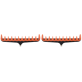 thumbnail image 1 of Cabezal de pesca con 11 agujeros soporte para caña de carpa ABS accesorio para exteriores color naranja, 1 of 2