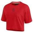 thumbnail image 2 of Women's Fanatics Red St. Louis Cardinals Elements Super Soft Boxy Cropped T-Shirt, 2 of 7