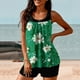 thumbnail image 5 of Trajes de Baño de Mujer Más Tamaño Impresión Bowknot Dos Piezas con Pantalones Cortos, Pantalones Cortos de Tamaño Más para las Mujeres, 5 of 6