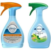 Febreze Fabric Refresher, Odor Eliminator, Antibacterial + Gain Original, 27 Fl Oz Pack of 2