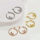 thumbnail image 4 of 14k Gold Angel Devil Hoop Mismatched Earrings For Women Girls Jewelry Gifts 925 Sterling Silver Post, 4 of 4