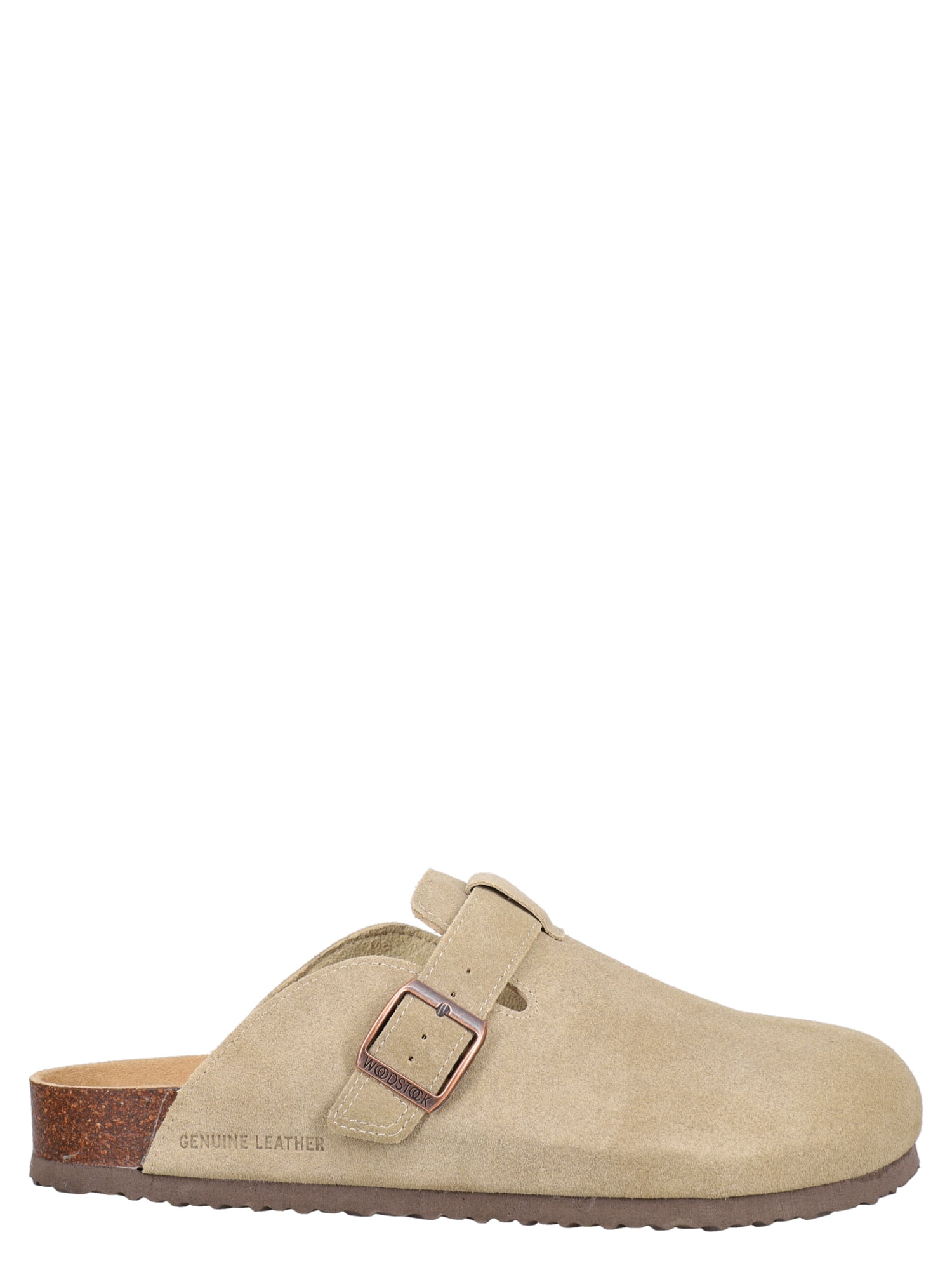 Woodstock Men's Beacon Genuine Leather Comfort Clog Sandal