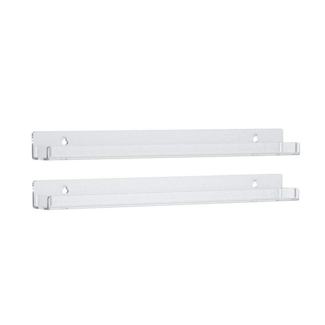 Monstrate Organizador de pared para esmalte de uñas acrílico, 2 uds., soporte multiusos, soporte colgante transparente, decoración para salón Almacenamiento y organización del hogar