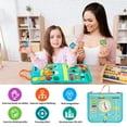 thumbnail image 3 of Sensory Board, Early Education Board Foldable Felt Motor Skills 21 Activities  For Preschool Learning, 3 of 7