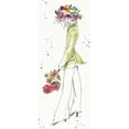 thumbnail image 3 of Tavoletti, Anne 8x14 Black Modern Framed Museum Art Print Titled - Floral Figures VII, 3 of 5