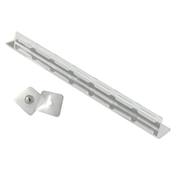 Soporte para gafas montado en la pared Fernando acrílico para escritorio Plata