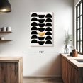 thumbnail image 3 of Elephant Stock Golden Circle Wall Art - Vertical Canvas Wall Art - Living Room Wall Decor - Abstract Canvas - Black And Yellow Decor By Kubistika - 24" x 36", 3 of 8