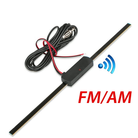 New Universal Am/Fm Hidden Windshield Antenna Stereo Radio Car Truck Small (Best Car Fm Antenna)
