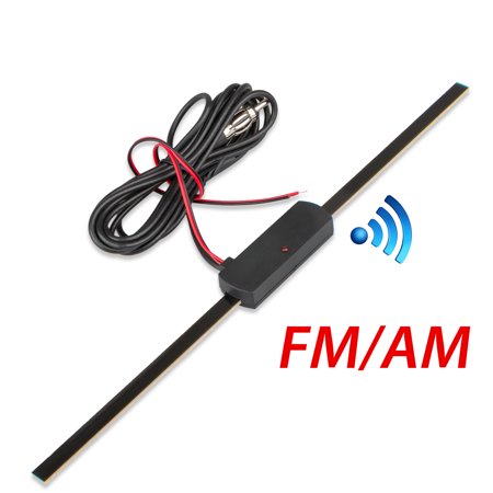 New Universal Am/Fm Hidden Windshield Antenna Stereo Radio Car Truck Small (Best Radio Antenna For Home Stereo)