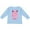 AE-Light Blue, variant on Inktastic Cute Monster, Smiling Monster, Pink Monster, Horns Boys or Girls Long Sleeve Toddler T-Shirt