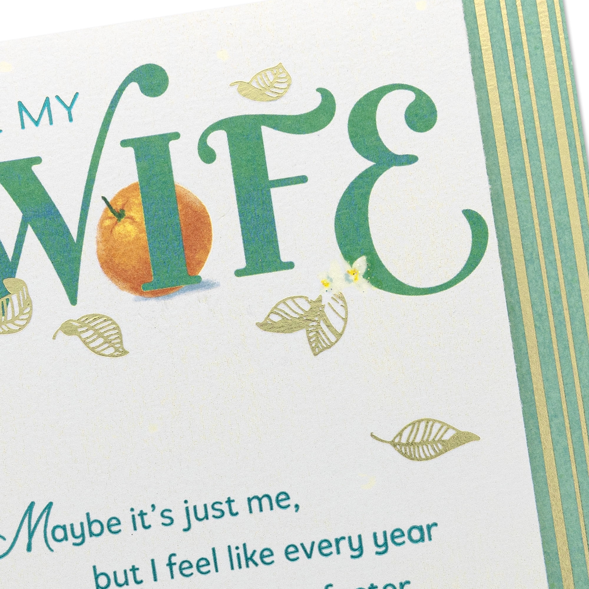 Hallmark Birthday Card for Wife (Grateful to Spend All My Days With You)