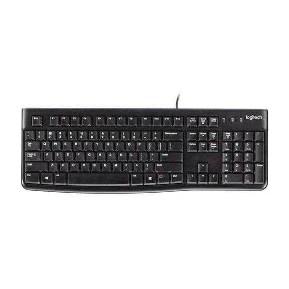Teclado Alámbrico Logitech K120 Negro