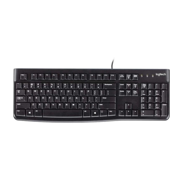 Teclado Alámbrico Logitech K120 Negro