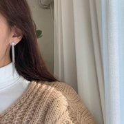 Polished Long Drop Earrings