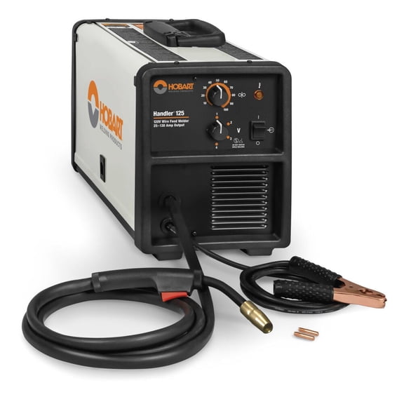 Hobart Handler 125, 120V, 130 Amp, Flux Core Welder, MIG-Ready Welder, Model# 500573