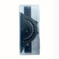 thumbnail image 5 of 4pcs Metal Drafting Set with Storage Box Students Measure Ruler Set Multi-Function Set, 5 of 10