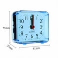 thumbnail image 2 of Reloj despertador digital de mesita de noche, pequeño, silencioso, sin tictac, de cuarzo, funciona con pilas, for decoración de escritorio y mesa del hogar, 2 of 5