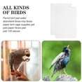 thumbnail image 4 of STOBOK 100Pcs Disposable Bird Cage Mat White Absorbent Paper Liner Pad for Easy Cleaning and Healthy Birds, 4 of 5