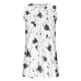 thumbnail image 4 of Generic Womens Summer Tank Tops Pleated Round Neck Sleeveless Tops for Women Casual Flowy, 4 of 4