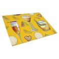thumbnail image 1 of Carolines Treasures BB5202LCB Drinks & Cocktails Gold Glass Cutting Board, Large, 1 of 2