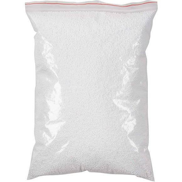 Perlas de espuma Juvale para manualidades con limo, 90 000 piezas, color blanco