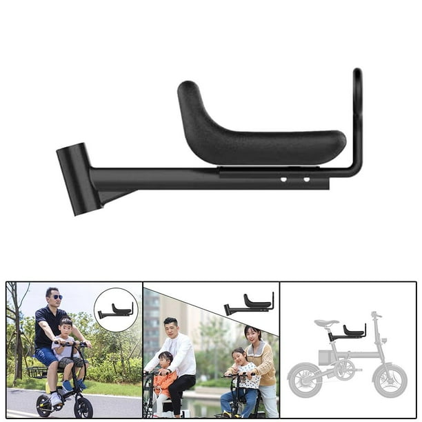 Siège Enfant Avant Vélo – Montage Rapide, Capacité 20 Kg, Avec Ceinture, Dossier, Pédales Et Main Courante, Pour Cyclistes Sereins