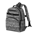 thumbnail image 2 of Boho Bohemia Geometric Line Art Backpack for School,Cute School Bag,Schoolbag with Adjustable Shoulder Straps & Padded Back,15.25"x11.5"x5.25", 2 of 6