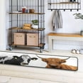 thumbnail image 4 of Dreamtimes Scottish Cow Runner Rug 2'x6' Kitchen Rug Non Slip with Rubber Backing White Cattle Washable Soft Area Rug Carpet Entryway Rug Runner for Hallway Bedroom Kitchen Decor, 4 of 6