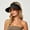 Black, variant on QSAWXQZ Women's Golf Sun Visor Wide Brim Foldable Soft Outdoor Beach Hat Adjustable Sport Cap Lightweight Travel Headwear Free Size
