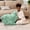Lush Fur Spearmint Green, variant on Raven-Symoné Finn the Shark Sea Buddy Large Kids Stuffed Animal Bean Bag and Pouf, Spearmint Green Faux Fur