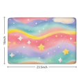 thumbnail image 5 of Dreamy Pastel Wave Pattern Flannel Non Slip Door Rugs,Washable Door Mats Indoor,Decorative Door Mats,Dirt-Resistant and Absorbent Doormat for Entrance,Bedroom,Kitchen,Bathroom,23.5x16in(60x40cm), 5 of 5
