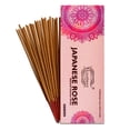 thumbnail image 2 of Varitas de incienso Raajsee Japanese Rose, paquete de 100 g, 100% orgánicas, 2 of 9