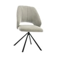 thumbnail image 4 of Silla giratoria 360 Soledad Taburete portátil para comedor con respaldo, 4 of 10