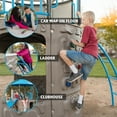 thumbnail image 5 of Lifetime Kid's Adventure Tower Swing Set with Slide, Belt Swings and Climbing Wall (90918), 5 of 10