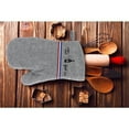 thumbnail image 5 of Chef's French Culinary Cotton Oven Mitt - Heat Resistant 11x7 Inch - Wine & Delicacies Design for Gourmet Kitchens, 5 of 5