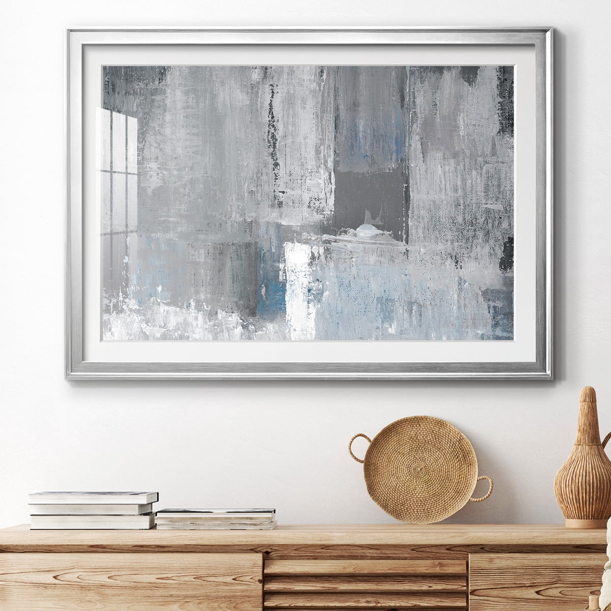 Tranquil Blues Premium Framed Print - Ready to Hang