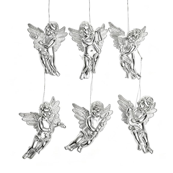 OADUKQ Gold and Silver Christmas Tree Ornament