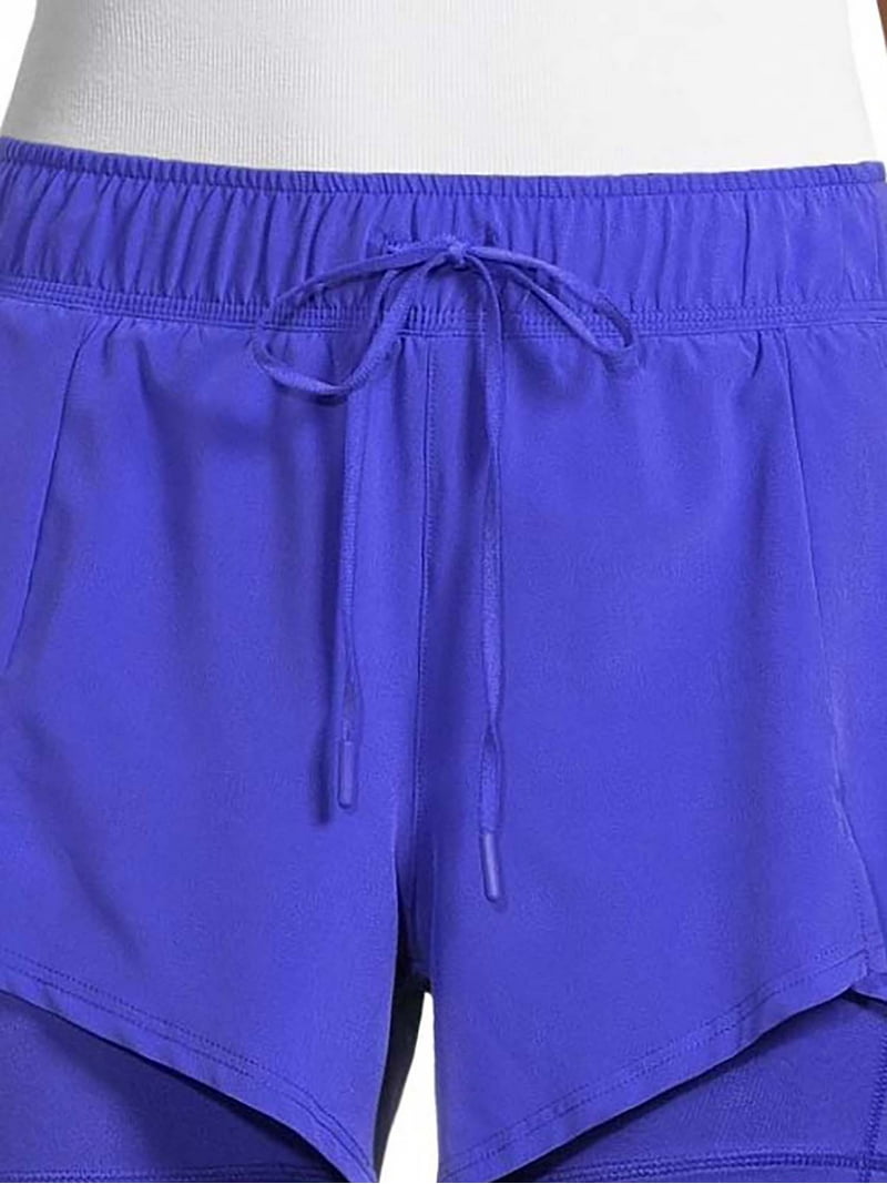 Avia Women's Moisture-Wicking Running Shorts with Bike Liner