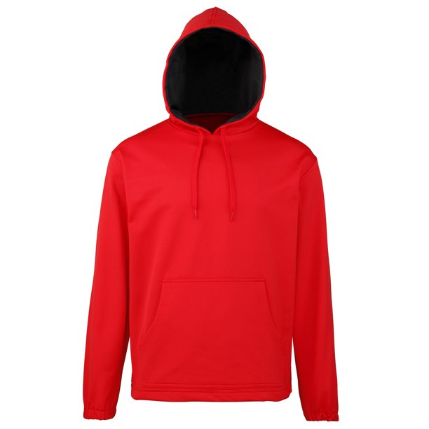 Rhino - Sudadera de deporte con capucha Modelo International Training niños niñas (Rojo/Negro)