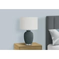 thumbnail image 3 of Lighting Fixtures Lighting, 24"h, Table Lamp, Blue Ceramic, Ivory / Cream Shade, Contemporary,Table Lamps, 3 of 7