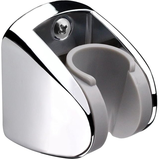 Soporte de ducha de montaje en pared para cabezal de ducha de mano, soporte ajustable en altura - Gran ángulo ajustable para adaptarse a cualquier espacio de baño - Cromado