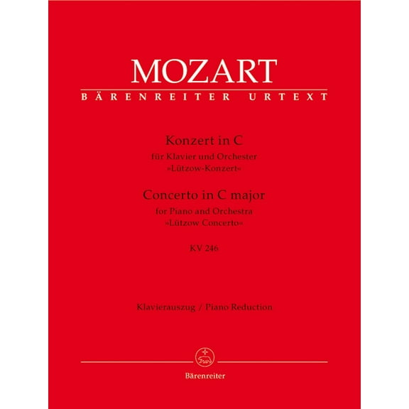 Mozart: Piano Concerto No. 8 in C Major, K. 246 ("LĂĽtzow Concerto")