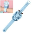 thumbnail image 2 of Creative Lightable Watch Fan Cute Usb Rechargeable Watch Fans 3 Adjustable Speed Portable Wristband Fan With In Colorful Led Light Fans For Travel, 2 of 9