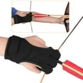 thumbnail image 3 of Glaciersei Adult Archery Gloves Finger Protector Shooting Hunting Arrow Bow Archery Protective Gear Accessories, 3 of 5