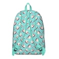 thumbnail image 3 of Blue Hedgehog Love Backpack for School,Cute School Bag,Schoolbag with Adjustable Shoulder Straps & Padded Back,15.7"x11.8"x5.5", 3 of 5