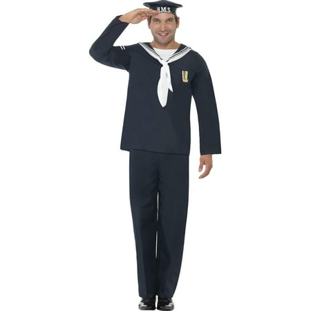 Adult 1940's Naval Seaman Costume by Smiffys 22129