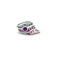 thumbnail image 2 of Gem & Harmony Created Synthetic Ruby Ring 1.70 Carat (Ctw) in Sterling Silver for Women, 2 of 5