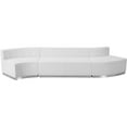 thumbnail image 3 of Flash Furniture Hercules Alon 3 Piece Reception Seating in White, 3 of 7