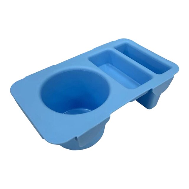 Bandeja Contenedores Bocadillos Estante Almacenamiento Playa Con Portavasos para Bogg Bag () Azul
